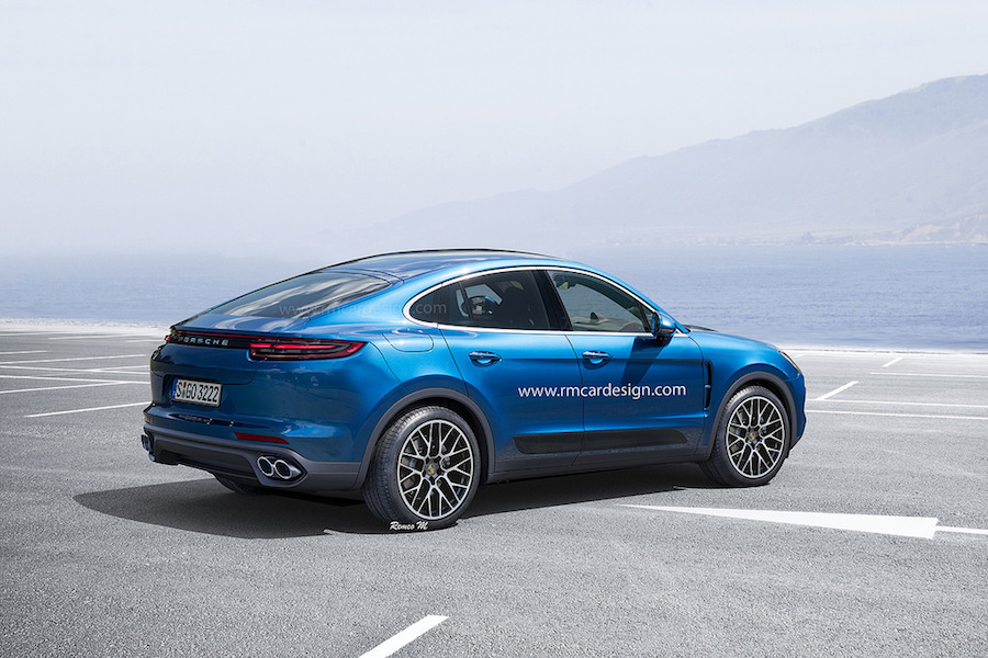 Porsche Cayenne Coupé 2018: Les images cohérentes Porsche Cayenne Coupé 2018: Les images cohérentes