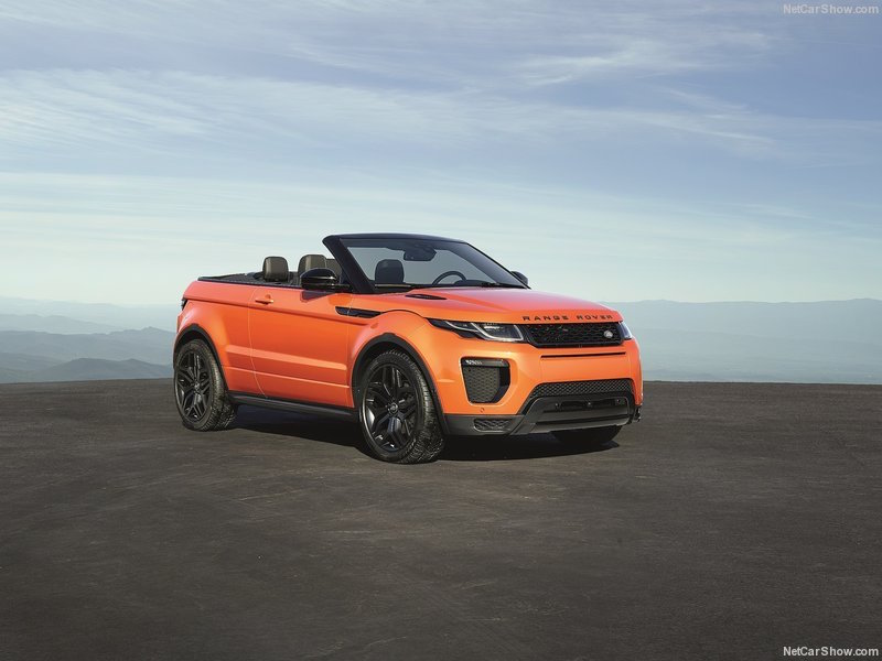 Range Rover Evoque Cabriolet officiel face