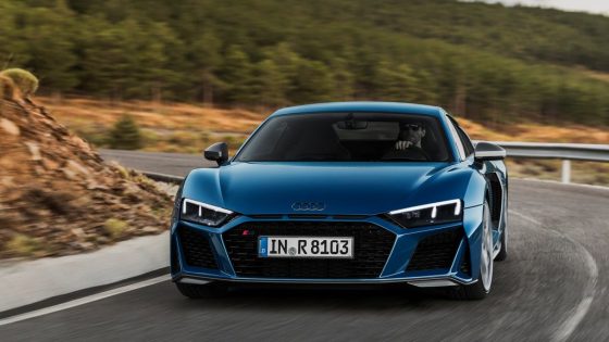 Audi R8 2019 sur route